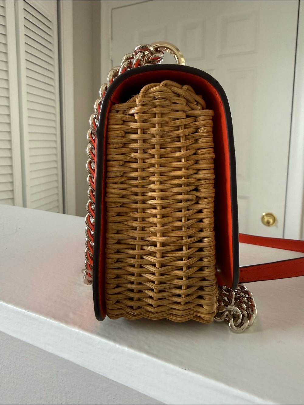 kate spade wicker nicola twistlock bag - Picture 3 of 8